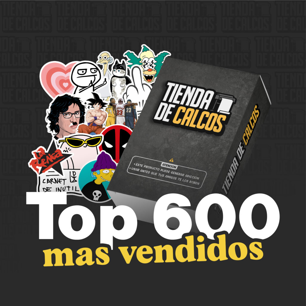 Pack 600 calcos más vendidas de la web