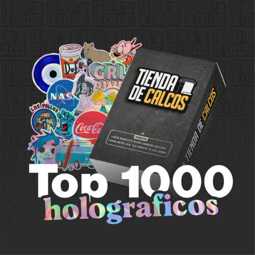 Editable diseño portada mas vendidos Pack HOLO 1000 calcos más vendidas de la web 50% OFF