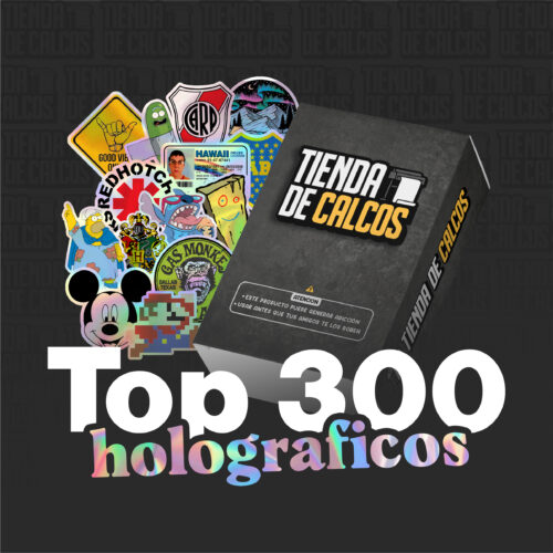 Editable diseño portada mas vendidos Pack HOLO 300 calcos más vendidas de la web 30% OFF