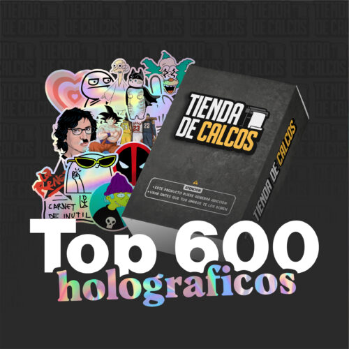 Editable diseño portada mas vendidos Pack HOLO 600 calcos más vendidas de la web 40% OFF
