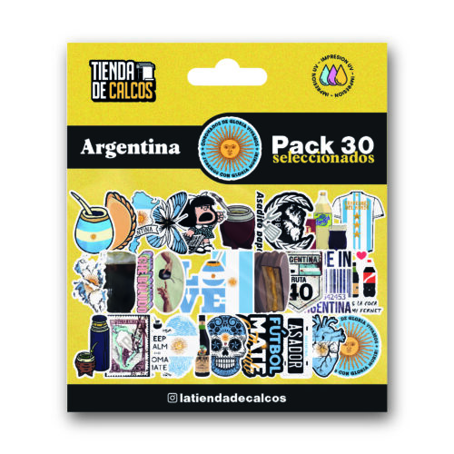 ARGENTINA__Mesa de trabajo 1 Pack 30 calcos ARGENTINA