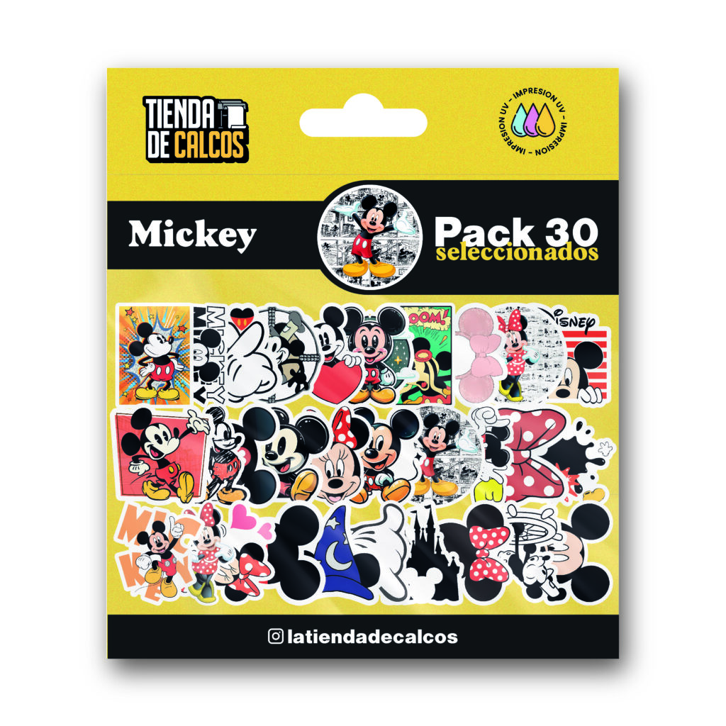 Pack 30 calcos MICKEY